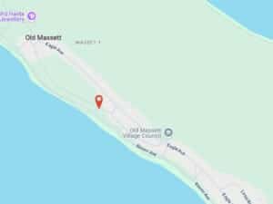 Screenshot of map of Old Massett Office